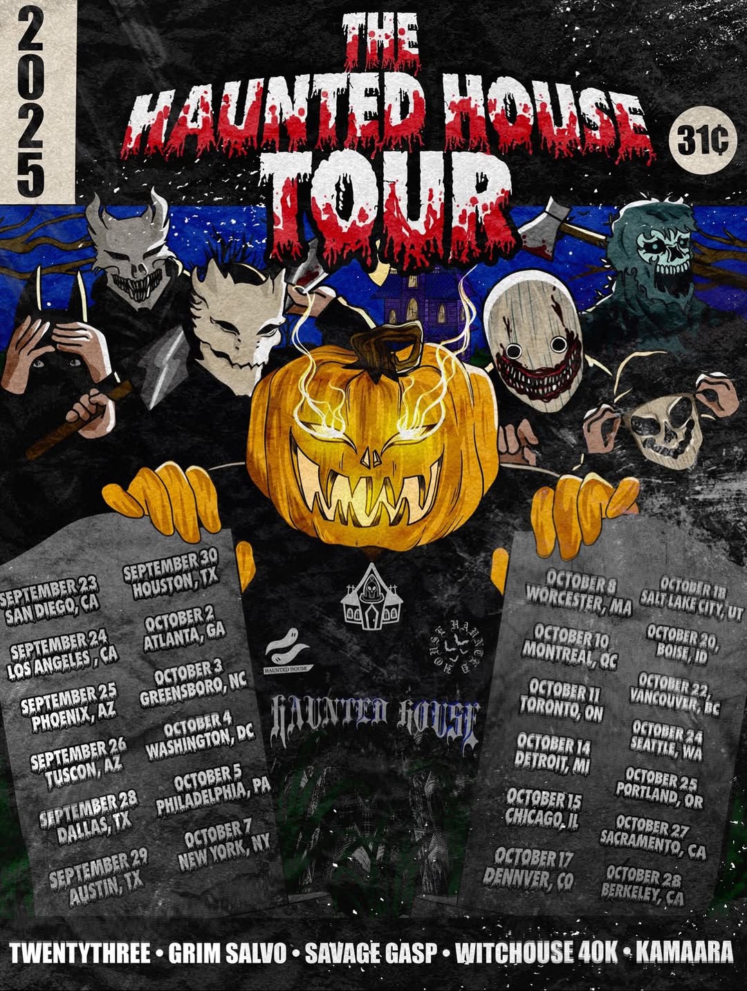 Witchouse 40k The Haunted House Tour Poster